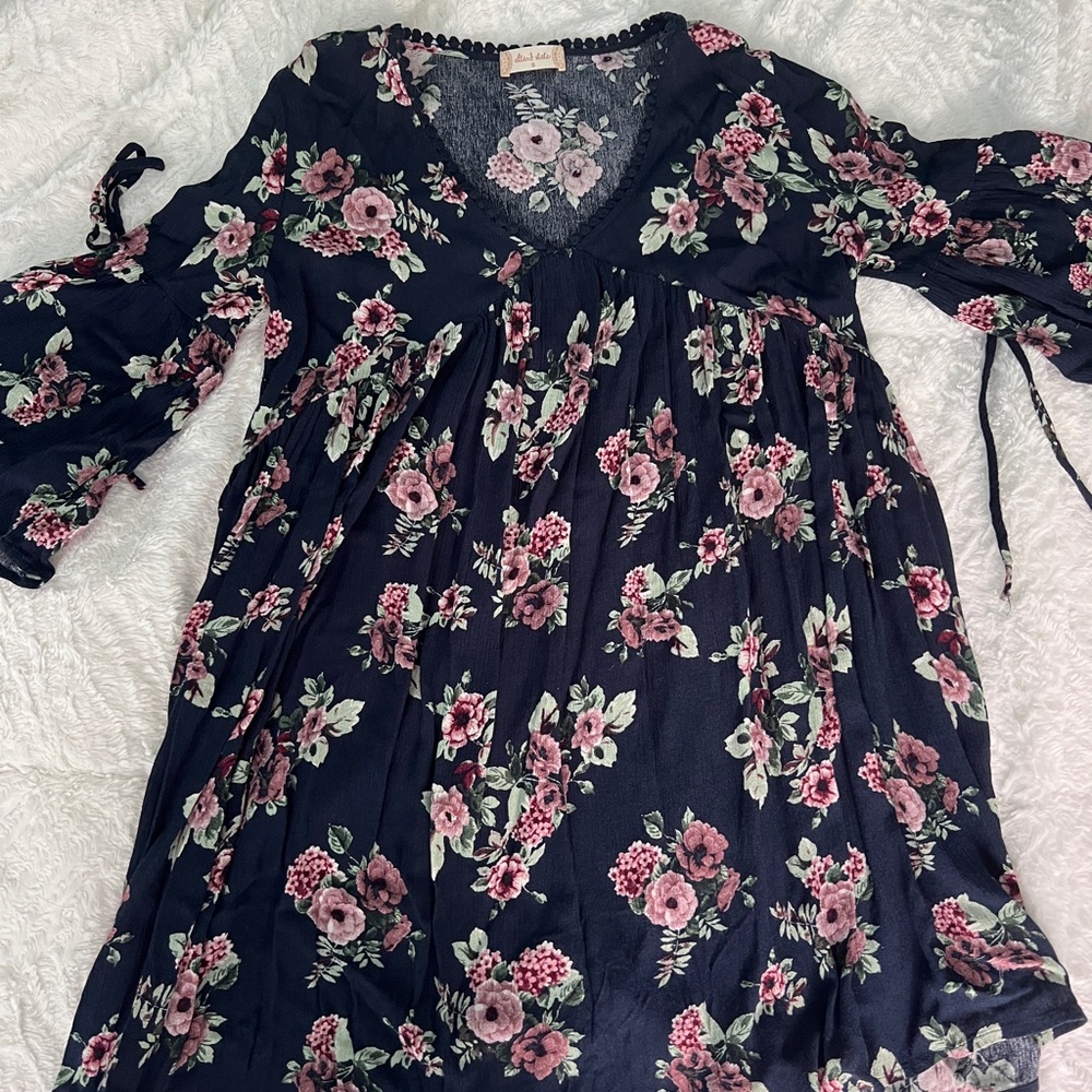 Altard State Floral Long Sleeve Dress